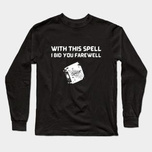 spells book Long Sleeve T-Shirt